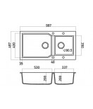 Sink Insert Sanitec Ultra Granite 803