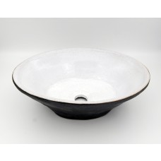 Χειροποίητος Νιπτήρας 4333WT Λευκό-Ανθρακί 