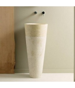 Νιπτήρας Πέτρινος Επιδαπέδιος Raja Μαύρο