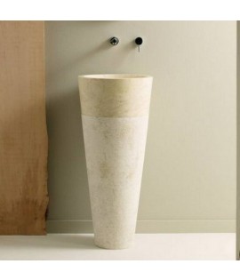 Νιπτήρας Πέτρινος Επιδαπέδιος Raja Μαύρο