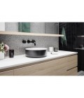 Table Washbasin Harmony Alvin White-Black Mat