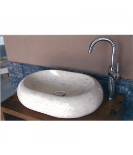 Νιπτήρας Πέτρινος Ovalite Μπεζ