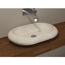 Νιπτήρας Πέτρινος Ovalite Μπεζ